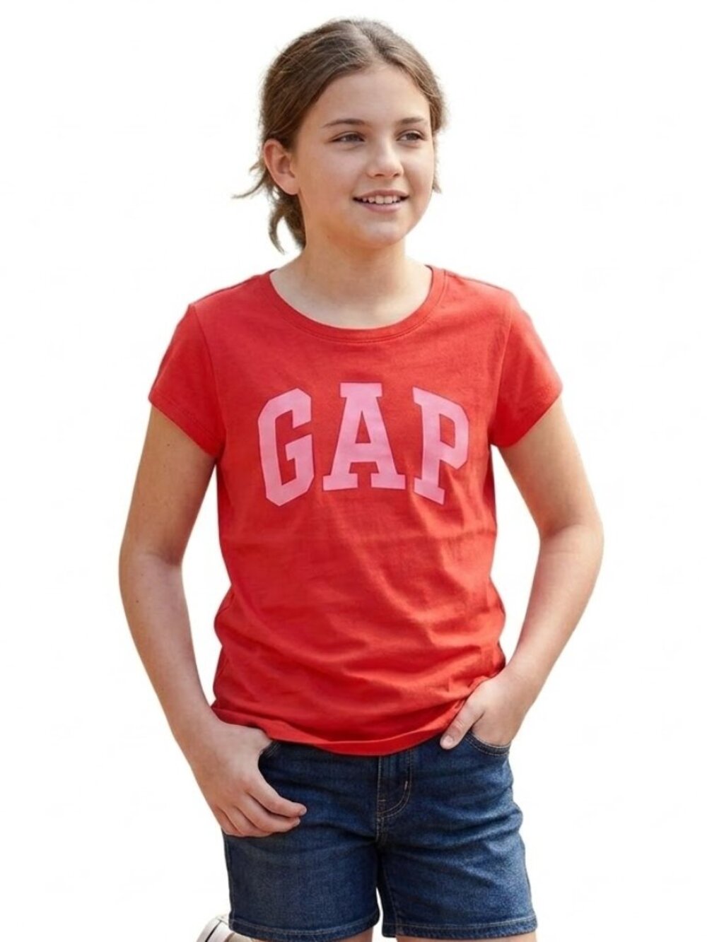 NEW GAP Kids Logo Killer Tomato Retro Print Graphic Tee T-shirt Top NWT XXL 16